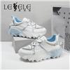 LESELE|莱思丽2022春季新款时尚拼色牛皮休闲鞋 LA7748图片