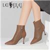 LESELE|莱思丽冬季新款真皮性感尖头细跟踝靴 LD7990图片