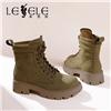 LESELE|莱思丽2022冬新款个性牛皮马丁靴LD10525图片