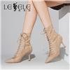 LESELE|莱思丽冬季新款百搭尖头细高跟瘦瘦靴及踝靴 LD7357图片
