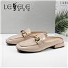LESELE|莱思丽2022夏季新款时尚优雅潮流羊皮橡胶底女式凉鞋 LE7932图片
