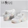 LESELE|莱思丽2022春季新款时尚简约牛皮休闲老爹鞋 LA7952图片