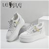 LESELE|莱思丽2022春季新款牛皮增高橡胶底小白鞋LA7746图片