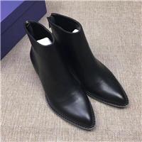 新款！STUART WEITZMANSW美遍全世界的短靴来袭，精致有力的尖头鞋Clinger短靴 面进口小牛皮 内里全羊皮 模具防伪大底 跟高3.5Cm 码数35-3图片