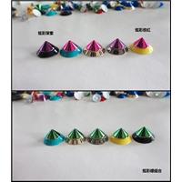 厂家批发 广州意昂饰品 双层组合铆钉彩色  20mm图片