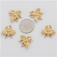  广州意昂饰品  厂家直销 蜜蜂动物铆钉 塑胶面+铁底钉 文具盒箱包鞋子  24.33mm 图片