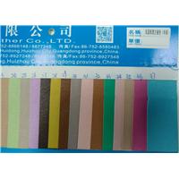 东盈皮革1.0mm厚度法兰克仿皮超纤鞋箱通用新西兰春色环保（测试）图片