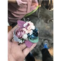 鞋花加工图片