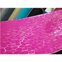 仿棉绒光学水立方PU 厚度：1.0mm×1.37米 特性:反光、发光、七彩镭射、3D立体光效，适用于鞋、家私、箱包、软包、手袋等 全部现货供应！图片