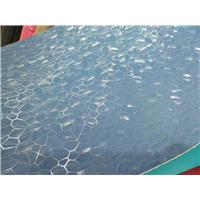 仿棉绒光学水立方PU 厚度：1.0mm×1.37米 特性:反光、发光、七彩镭射、3D立体光效，适用于鞋、家私、箱包、软包、手袋等 全部现货供应！图片