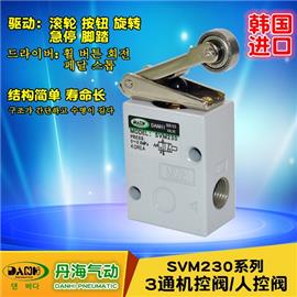 韩国DANHI丹海SVM230系列2位3通滚轮贡杆杠杆机控阀图片