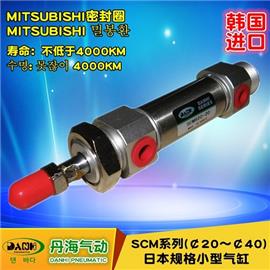 韩国DANHI丹海SCM日本CM2规格小型直线不锈钢圆筒气缸图片